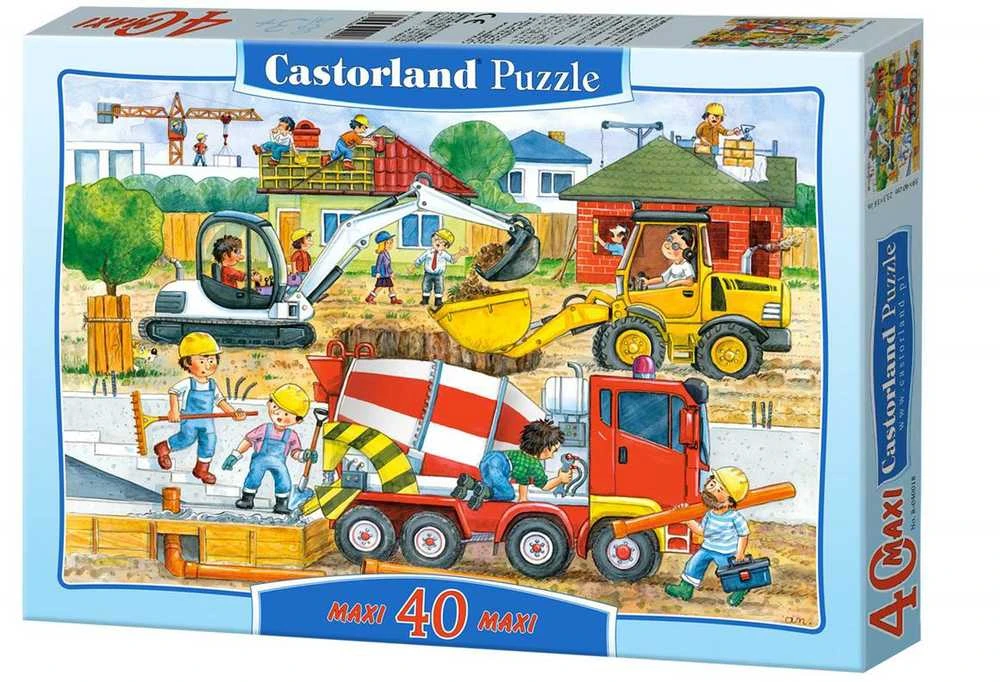 Castorland Dėlionė 40 vnt. - Statybos