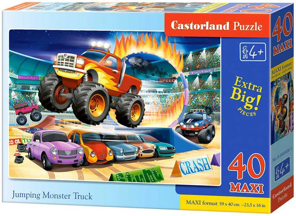 Castorland Dėlionė 40 vnt. - Mašinos