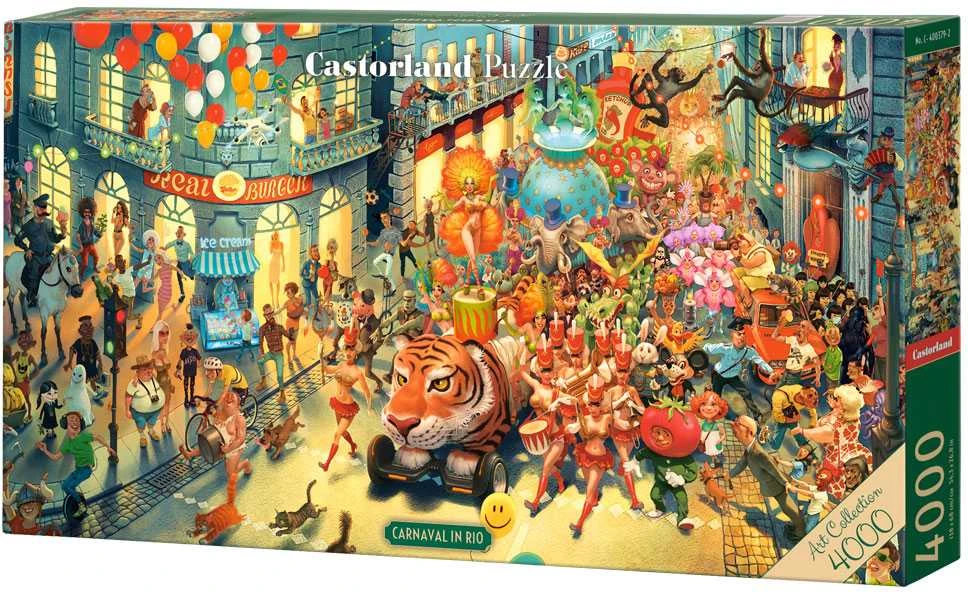 Castorland Dėlionė 4000 vnt. - Karnavalas Rio