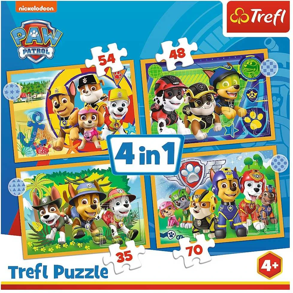 Trefl Dėlionė 207 vnt. - Šunyčiai patruliai (PAW Patrol)