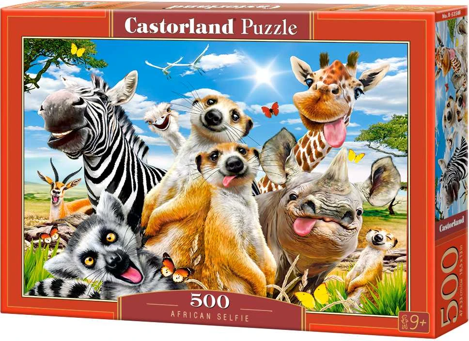 Castorland Dėlionė 500 vnt. - Afrikos gyvūnai