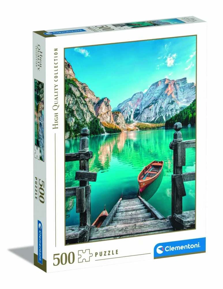 Clementoni Dėlionė 500 vnt. - Braies ežeras