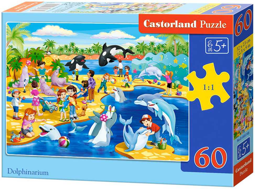 Castorland Dėlionė 60 vnt. - Delfinai aprašymas - Prekės nuotrauka