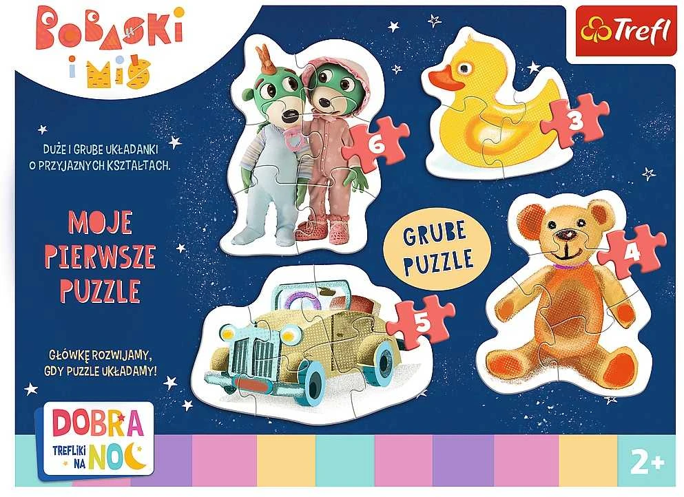Trefl Dėlionė 18 vnt. - Babaski i Miś
