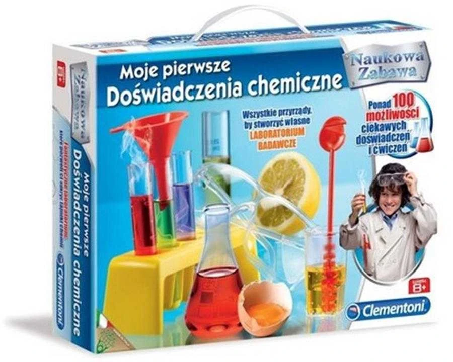 Žaidimas Clementoni pirmieji cheminiai eksperimentai 60774