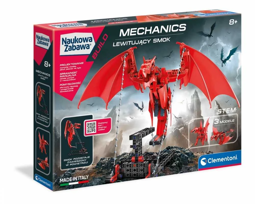 Konstruktorius drakonas Clementoni Mechanics Drago Fluttuante