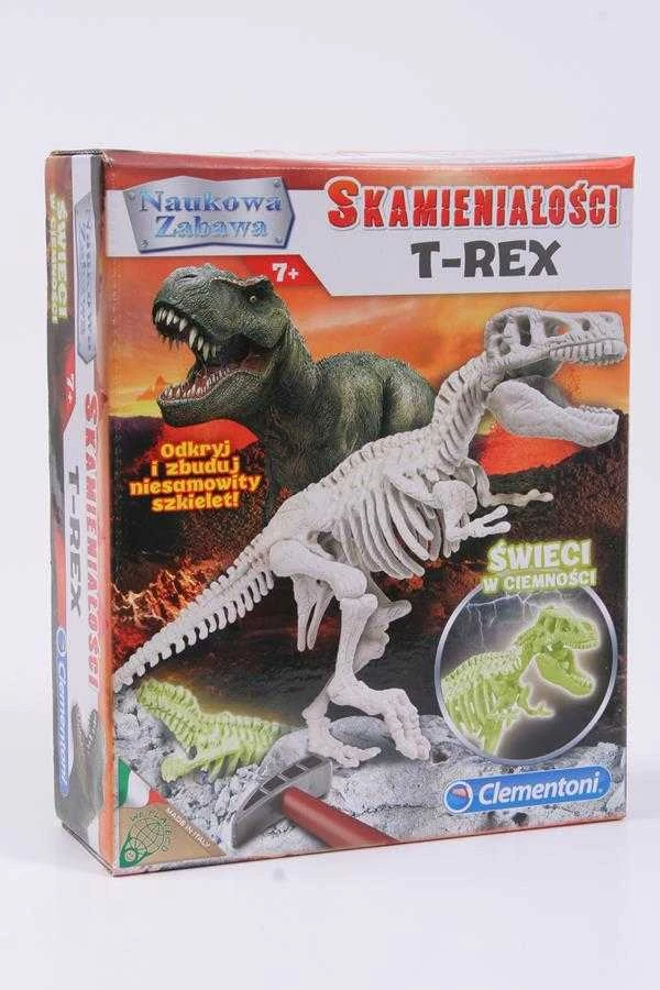 Jaunojo archreologo rinkinys Clementoni T-REX, šviečia tamsoje