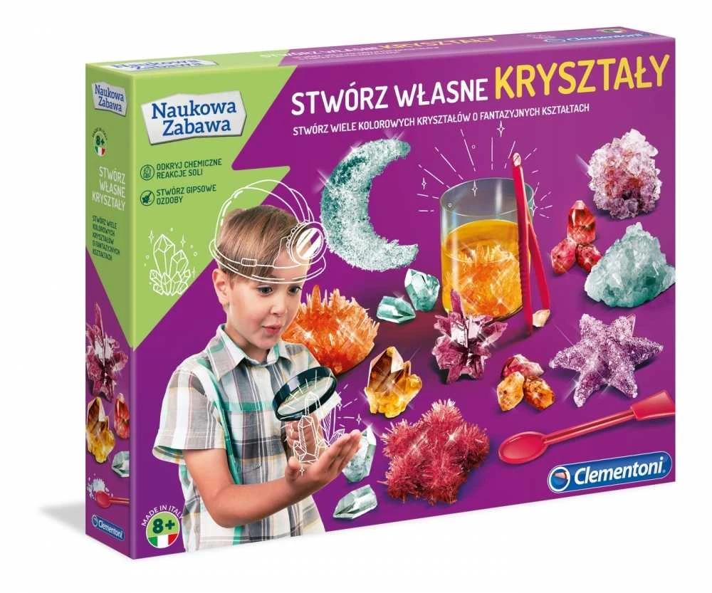 Clementoni rinkinys – susikurkite savo kristalus