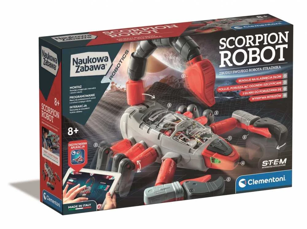 Robotikos konstravimo rinkinys - Mecha Skorpion - Clementoni 50718