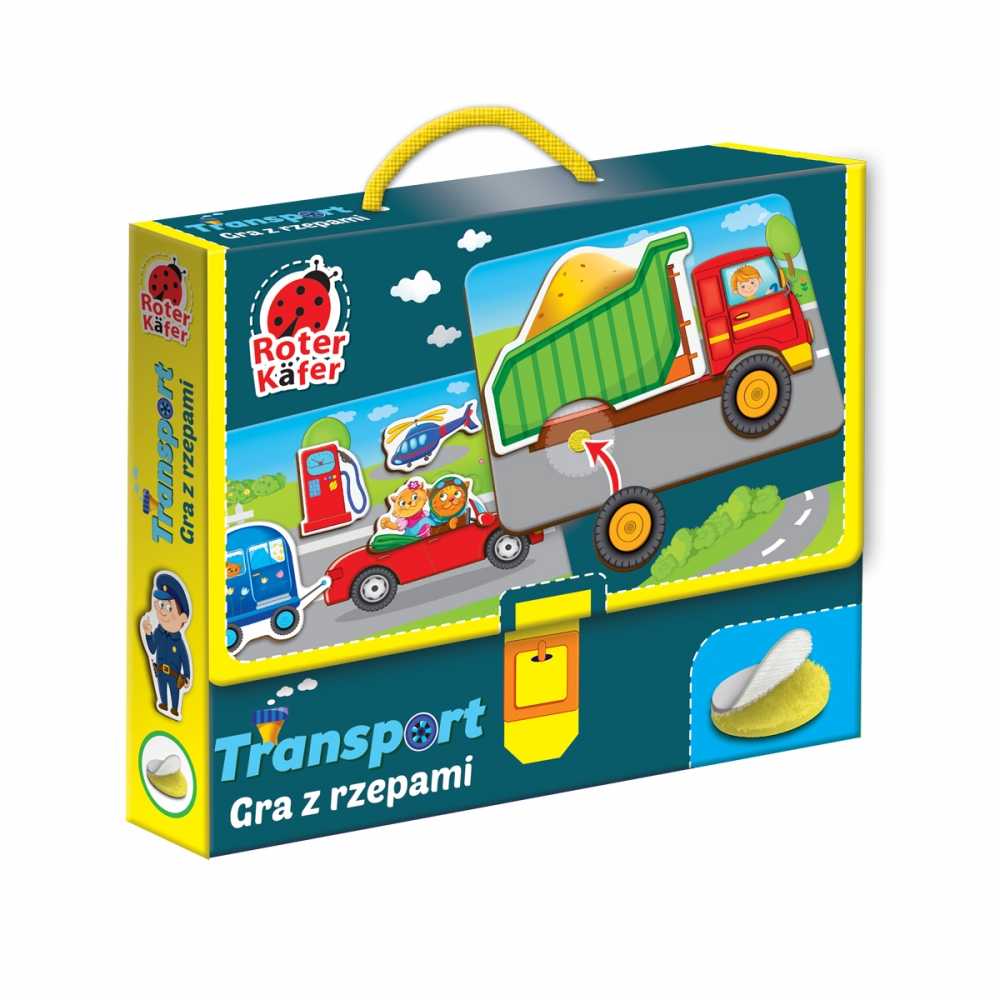 Roter Kafer Maksik Transporto stalo žaidimas: Velcro žaidimas