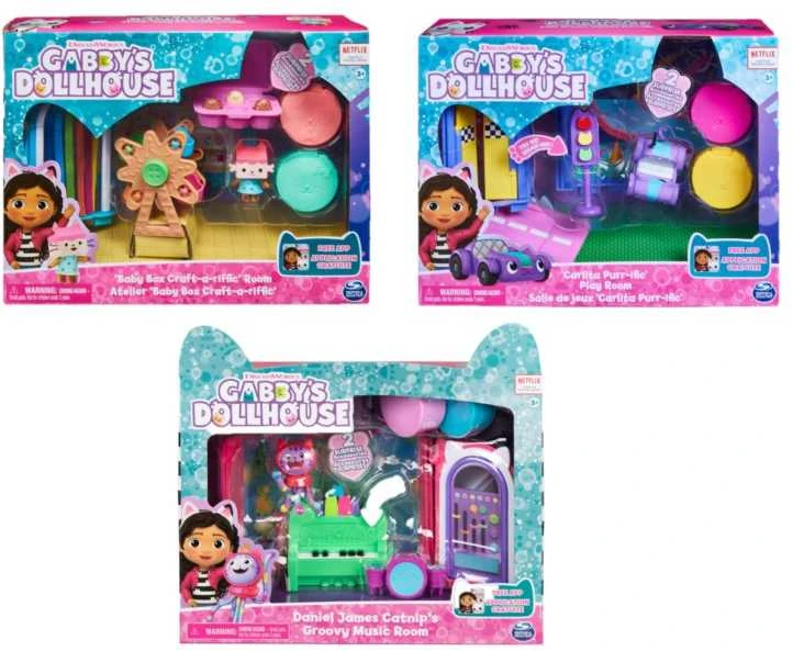 GABBY´S DOLLHOUSE Rinkinys „Prabangus kambarys“