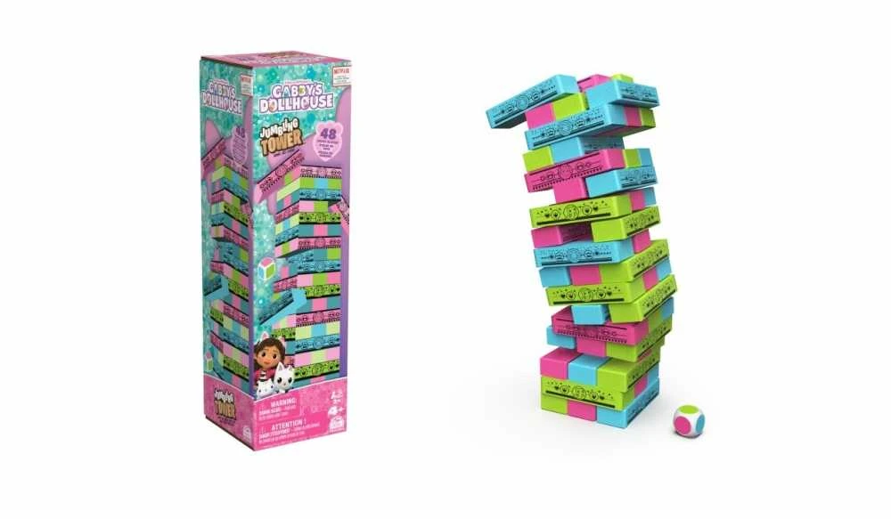 Spin Master Gabby's Dollhouse Jumbling Tower 6066778 PUD12