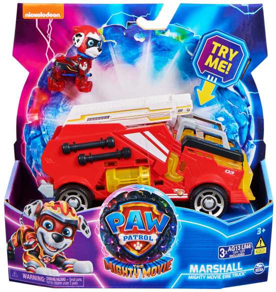 Spin Master PAW Patrol: The Mighty Movie Žaislinis automobilis su Marshall