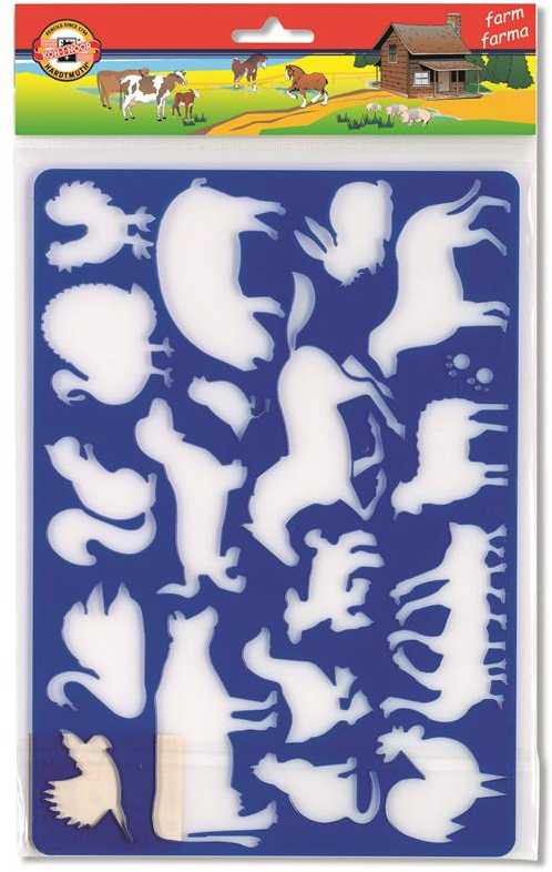 Trafaretas Koh-I-Noor, 31,5 x 20 cm