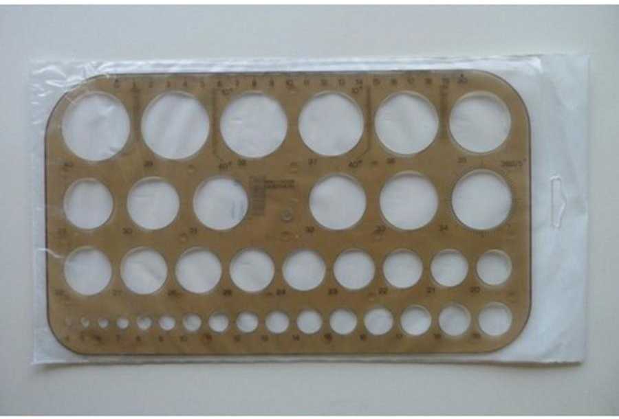 Trafaretas Koh-I-Noor, 32 x 17,6 cm