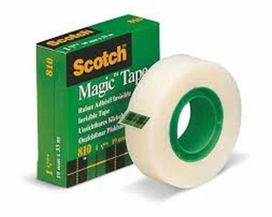 Lipni juostelė 3M Scotch Magic Invisible 810, 19 mm x 33 m