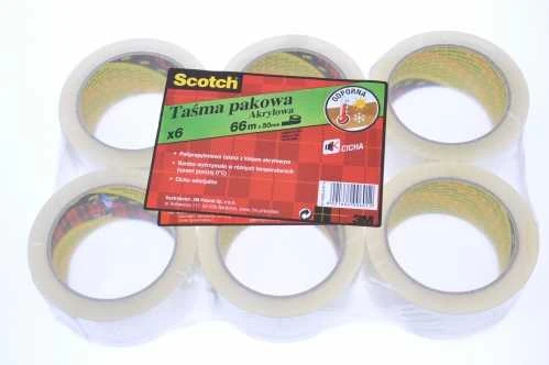 3M S5066F6T - 66 m - Ruda - Kartonas,Popierius - 50 mm - 0,05 mm - 6 vnt.