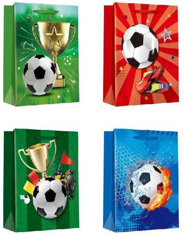 Futbolo tematikos dovanų maišelių rinkinys