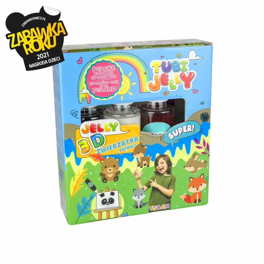 Tuban 3 spalvų Tubi Jelly rinkinys - Gyvūnai ( TU3320 )