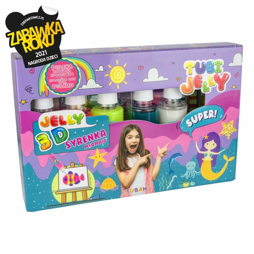 Tuban 6 spalvų Tubi Jelly rinkinys - Undinė ( TU3322 )