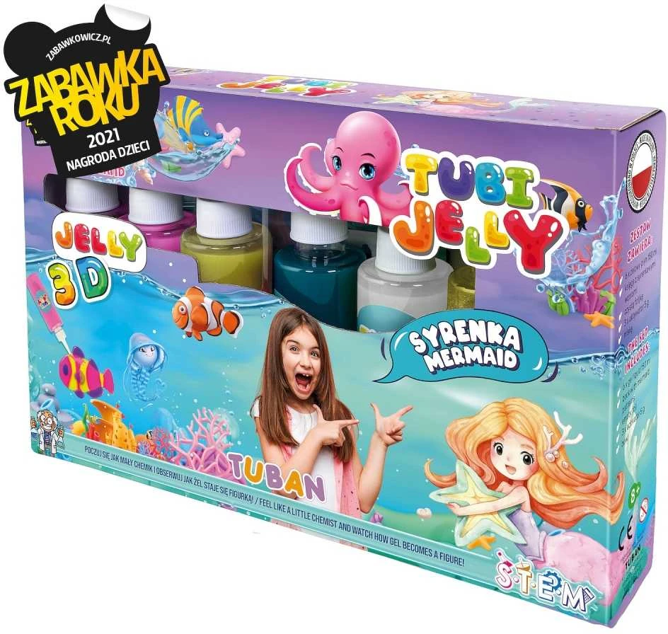 Tuban 6 spalvų Tubi Jelly rinkinys - Undinė ( TU3322 )