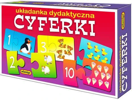 Dėlionė ADAMIGO 3280 Edukacinis numerių galvosūkis