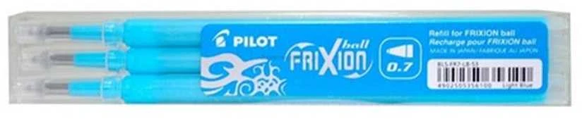 Pilot FriXion mėlynų šerdelių rinkinys 0,7 mm