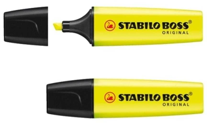 Teksto žymeklis STABILO, geltonas, 2-5 mm