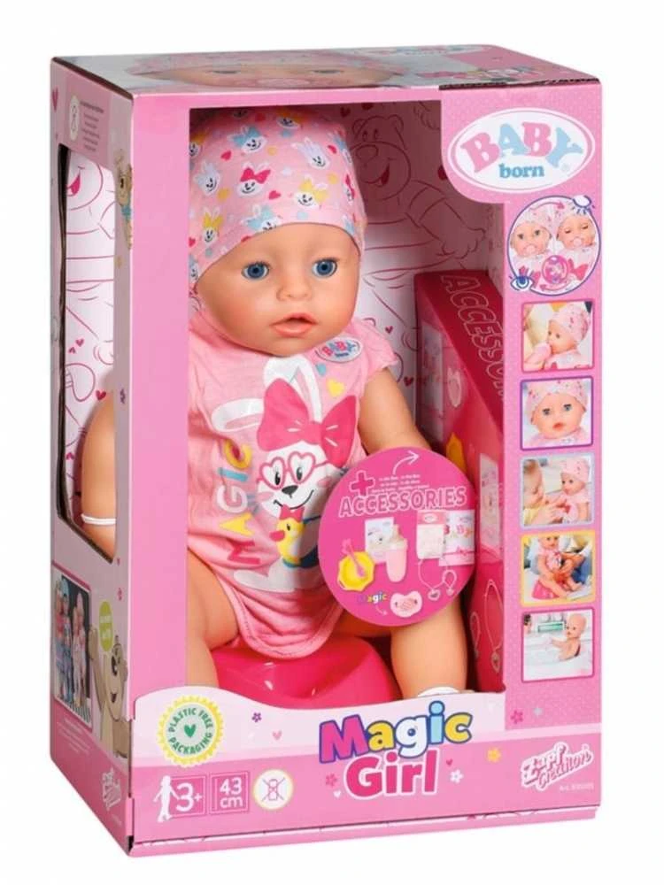 Baby Born interaktyvi lėlė - mergaitė Magic Girl, 43cm (827956)