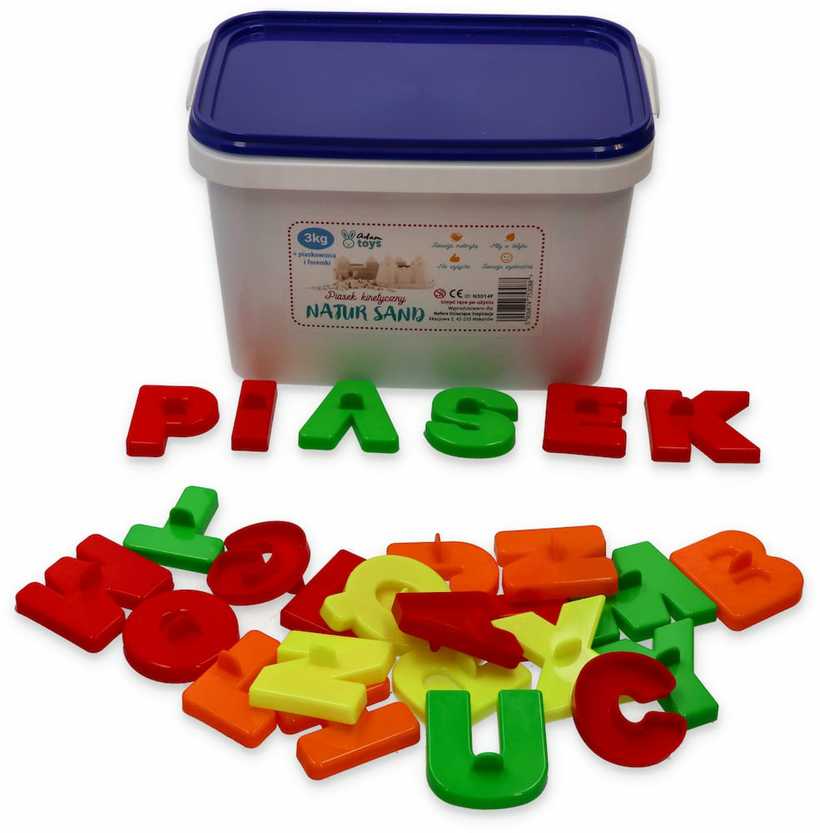 Kinetinis smėlis su priedais Adam Toys, 3kg