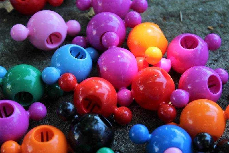 Loowi kaladėlės - rinkinys žalias 125 el.