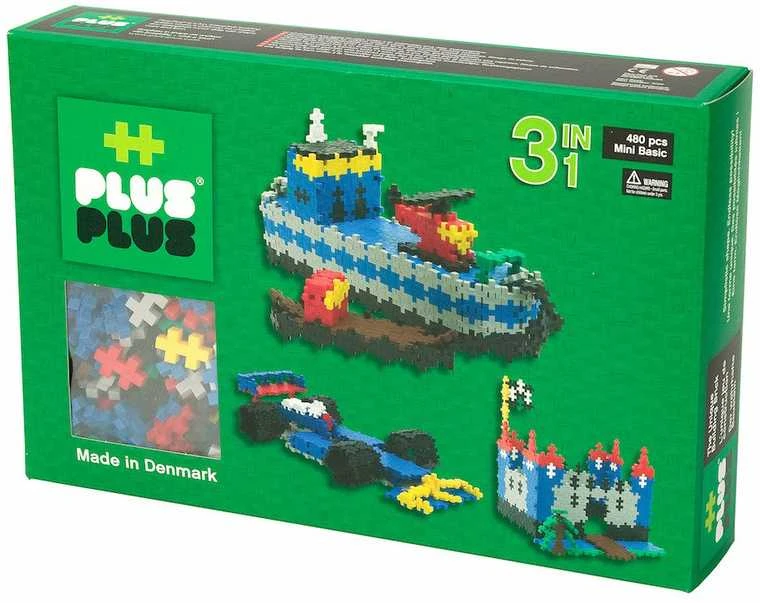 PLUS PLUS konstruktorius Basic 480, 3in1, 3720