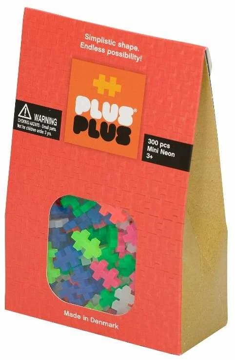 Plus Plus Klocki plastikowe PlusPlus Mini Neon 300 el.