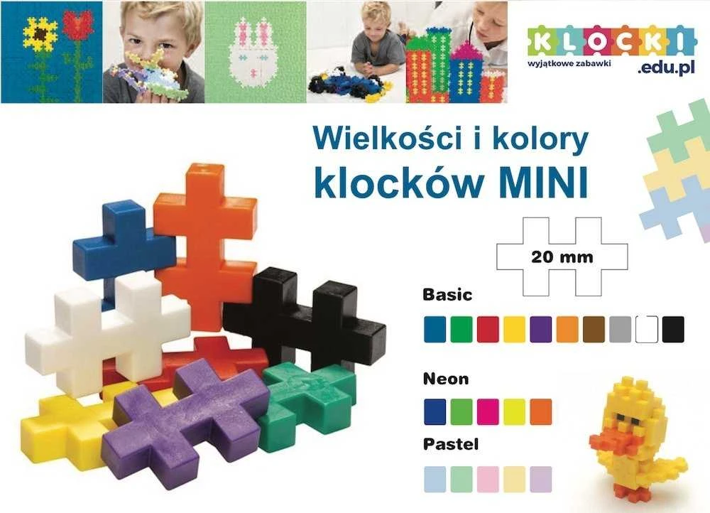 Plus Plus konstruktorius Mini Neon 600