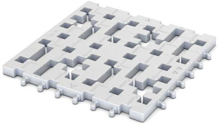 Modulinė 6 dalių statybinė bazė Meli Basic vaikams nuo 3 metų, skatina kūrybiškumą