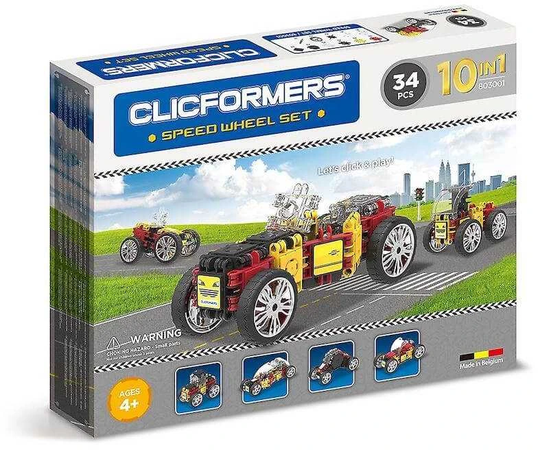 Clics žaislai Clics Blocks Clicformers Vehicles 34 elementai (803001)
