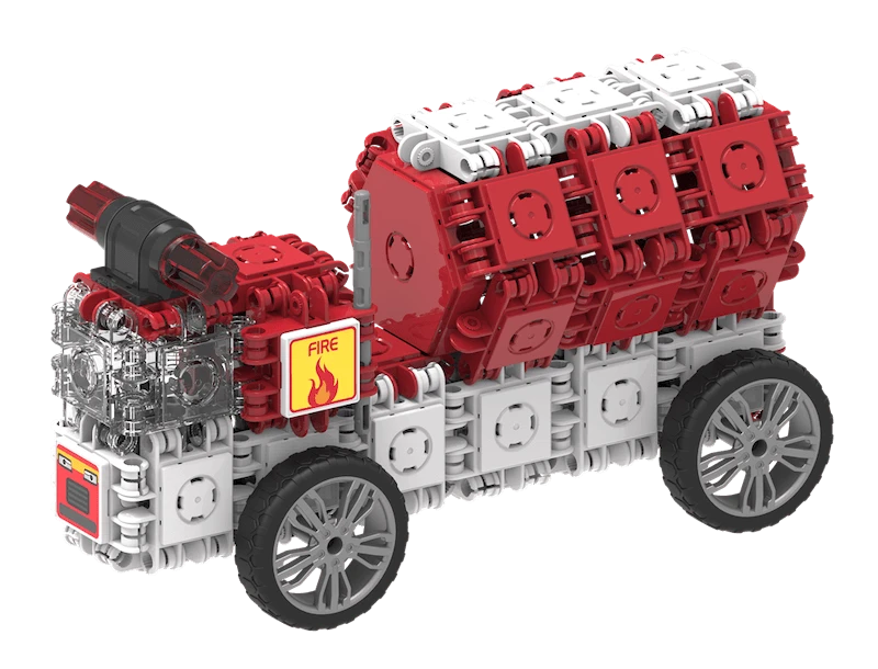 Clics žaislai Clics Blocks CLICFORMERS 70el Fire Department (802003)