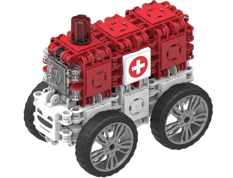 Clics žaislai Clics Blocks CLICFORMERS 70el Fire Department (802003)