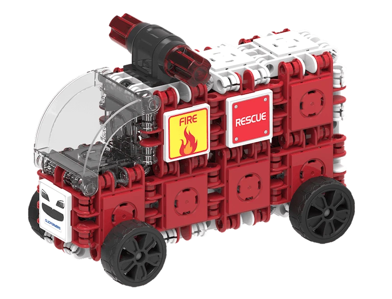 Clics žaislai Clics Blocks CLICFORMERS 70el Fire Department (802003)