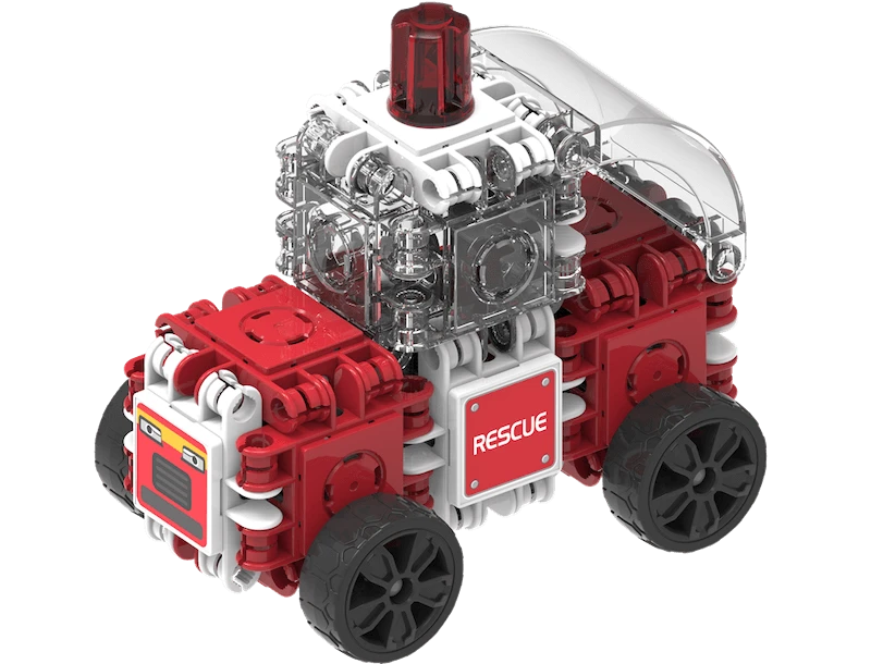 Clics žaislai Clics Blocks CLICFORMERS 70el Fire Department (802003)