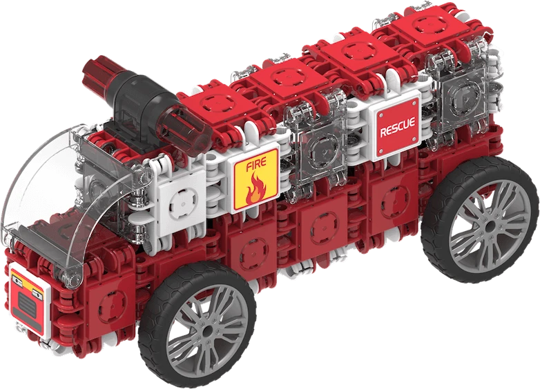 Clics žaislai Clics Blocks CLICFORMERS 70el Fire Department (802003)
