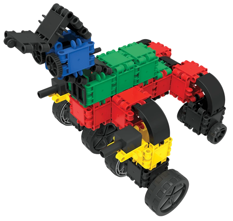 Clics toys Konstruktorius - CLICS 560 dalių daugiaspalvis