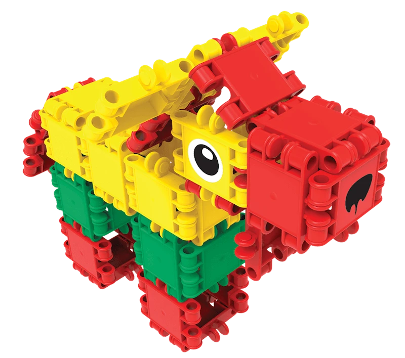 Clics toys Konstruktorius - CLICS 560 dalių daugiaspalvis