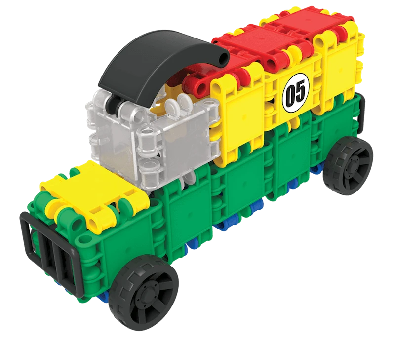 Clics toys Konstruktorius - CLICS 560 dalių daugiaspalvis