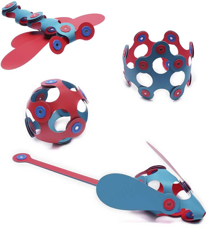 Magnetinis konstruktorius Clixo Itsy Pack F/T, 18 d.