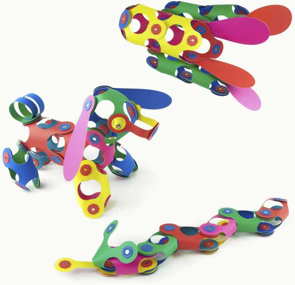 Magnetinis konstruktorius Clixo Rainbow Pack, 42 d.