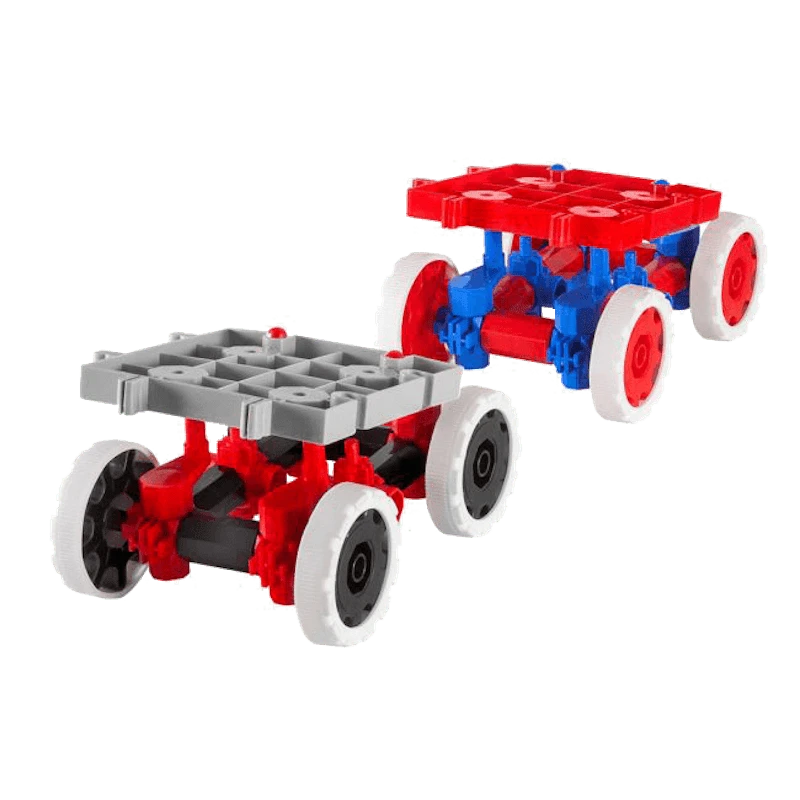Korbo Edu Car 400 konstruktorius vaikams nuo 4 metų, mokantis mechanikos ir eismo taisyklių