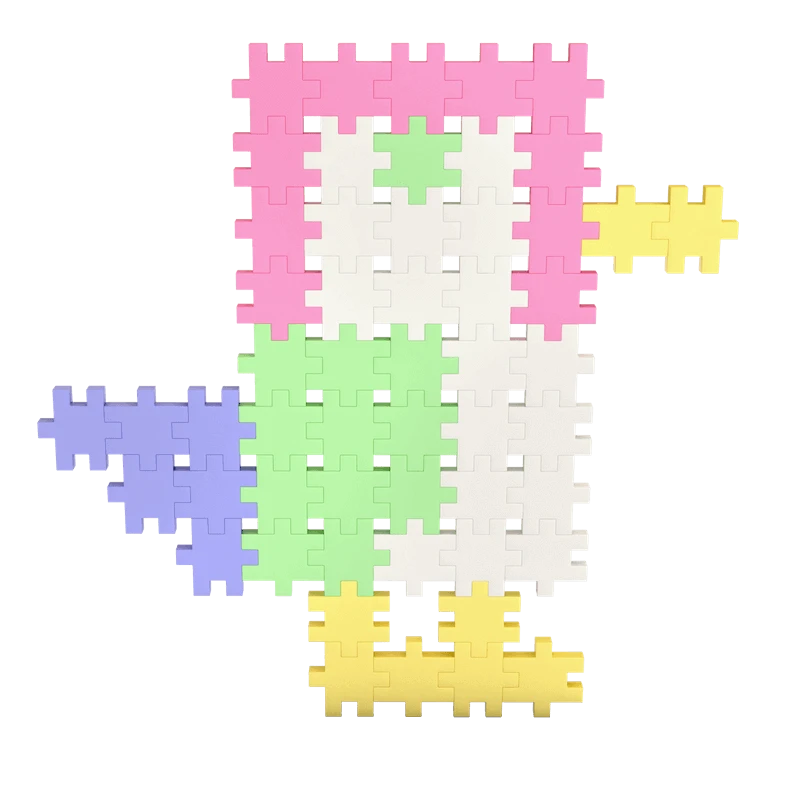 Konstruktorius Meli Minis Pastel 200 el.