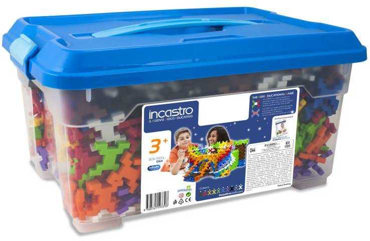 Incastro rinkinys plastikinėje dėžėje Box 1000 , 1000 vnt. (IN044)