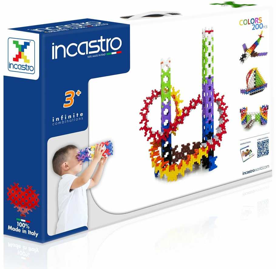 Incastro rinkinys Colors 200 , 200 vnt. (IN042)